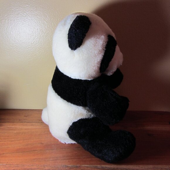 plush 24k polar puff vintage 1985 panda hand puppet (T632) - Picture 4 of 14